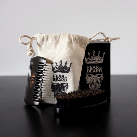 Beard Brush & Comb Kit
