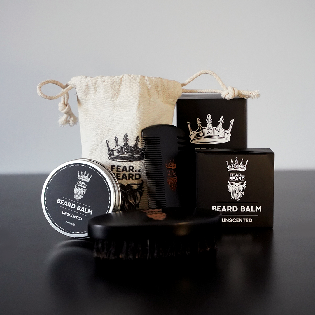 Sculpt & Savor Beard Ensemble (Beard Brush & Comb Kit + Beard Balm)
