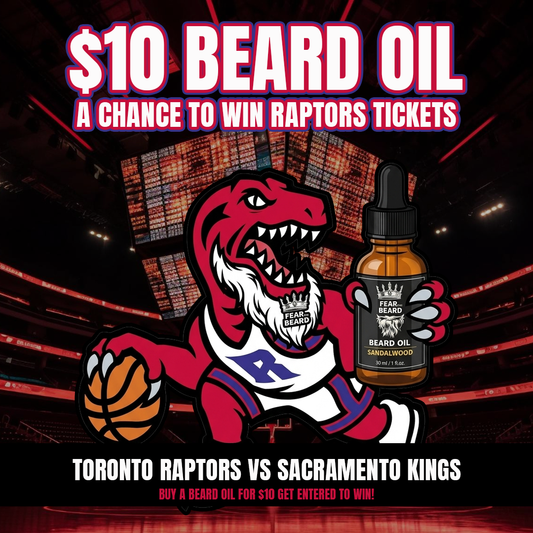 Beard Oil – $10 Raptors Ticket Giveaway Entry