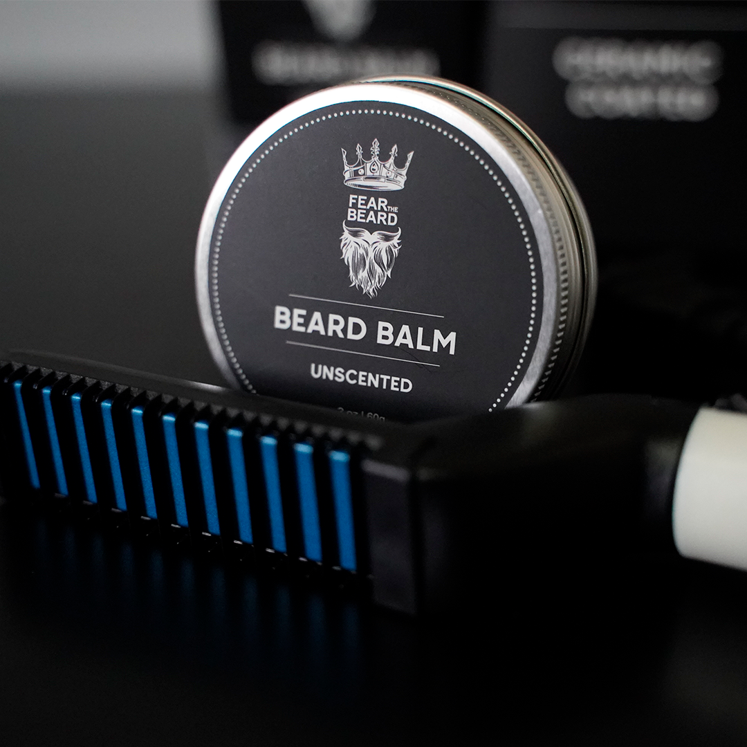 Tame the Beard Kit (Beard Straightener + Beard Balm)